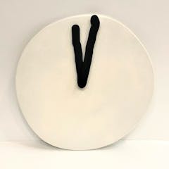 SHOKKI wall clock - white